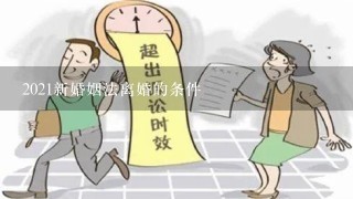 2021新婚姻法离婚的条件