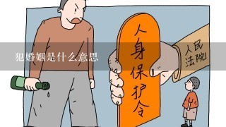 犯婚姻是什么意思